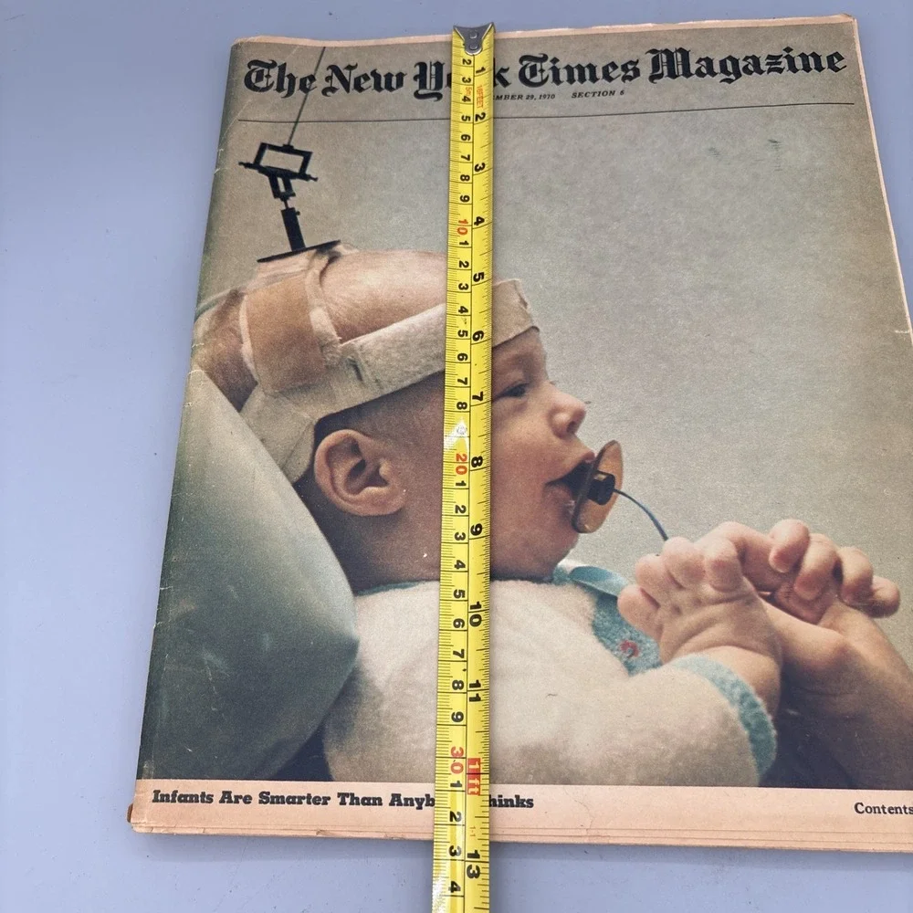 The New York Times Magazine November 29 1970 Infants Are Smarter No Label ADS